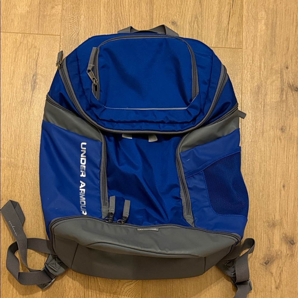 Under Armour Blue and Gray Backpack